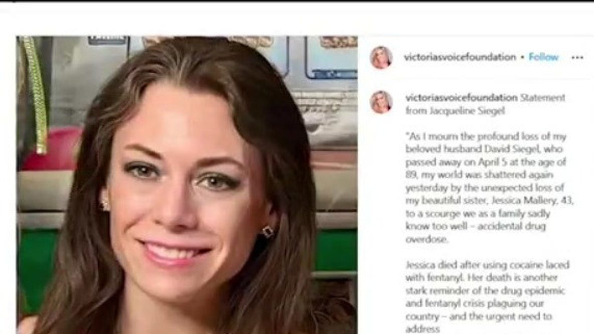 Jackie Siegel says sister has died days after husband's death